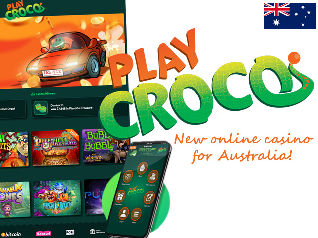True Blue PlayCroco.com Brings World Class Casino Fun to Australia