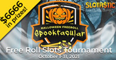 Halloween Treasures Free Roll Slots Tournament Awarding $6666 in Prizes