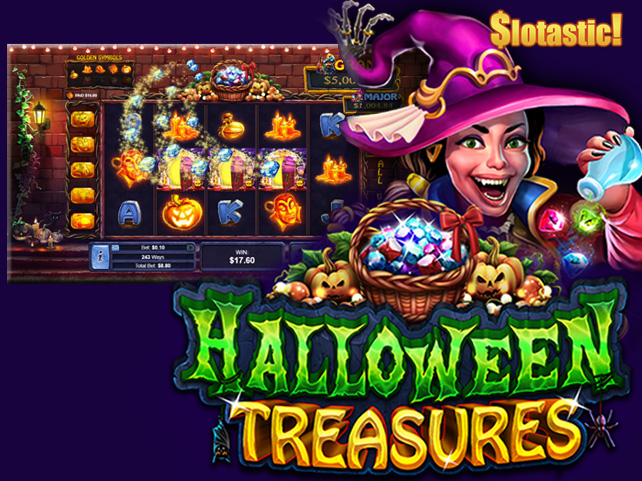 Get Free Spins on New Halloween Treasures at Slotastic