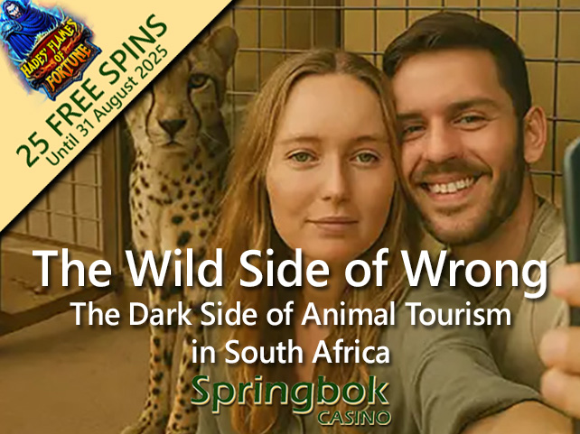 Springbok Casino Exposes Unethical Wildlife Tourism in August Feature – Plus 25 Free Spins on Hades’ Flames of Fortune