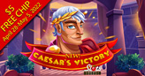 Get a $5 Free Chip for Epic New Roman Slot, Caesar