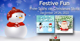 There’s Lots of Festive Fun Over the Holidays with Free Spins on Christmas Slots