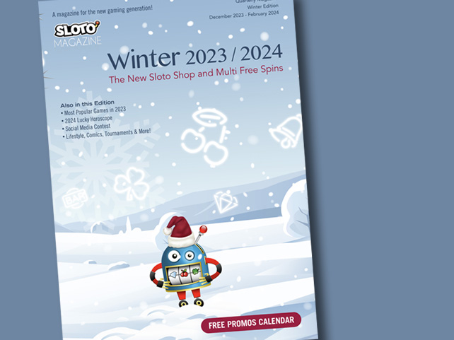 Sloto’Cash Casino’s Winter Player Magazine Features Horoscopes, Tips for Living Better, and Exclusive Bonus Coupons