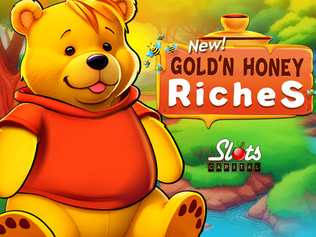 Venture into the Woodlands with Slots Capital Casino and a 200% Deposit Bonus on new Gold’n Honey Riches