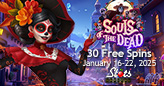 Slots Capital Casino Unwraps 30 Free Spins on Souls of the Dead Slot for Players