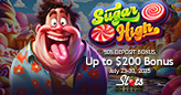 Indulge in a Sugar Rush with Slots Capital Casino’s Sweetest Slot, Sugar High, and Get a 50% Deposit Bonus Up to $200