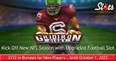 SlotsCapital.lv Casino Celebrates NFL Kickoff with $122 in Free Play for Upgraded Gridiron Glory Slot