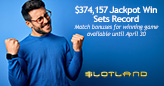 Slotland Player Hits Casino’s Biggest Progressive Jackpot Ever, Winning $374,157 Playing Air Mail Slot