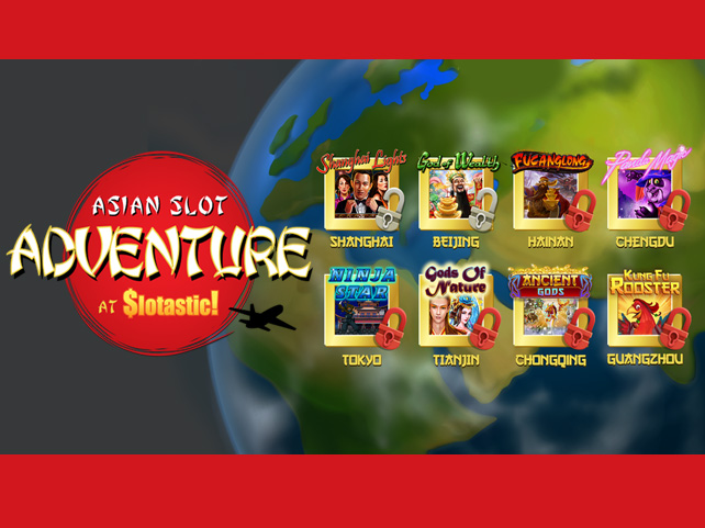 Go On an Exotic Asian Adventure with Slotastic -- Win Prizes at Every Destination