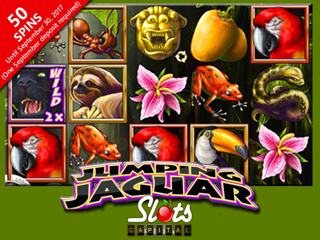 Jumping Jaguar spins offer from Slots Capital