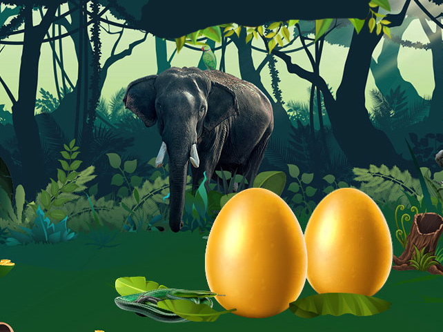 Golden Eggs Contain No Deposit Bonuses and Free Spins in 'Gold in the Jungle' Easter Game