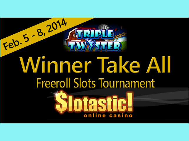 Slotastic's Triple Twister Freerolls Tournament Starts Wednesday