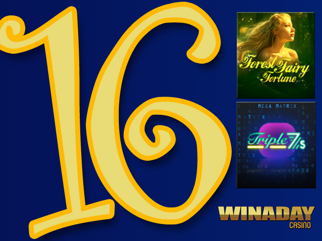Celebrate WinADay Casino's 16th Birthday with 2 New Games, Exciting Bonuses, and a Jackpot Winner