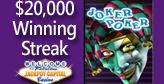 $20,000 Winning Streak for Jackpot Capital Video Poker Player